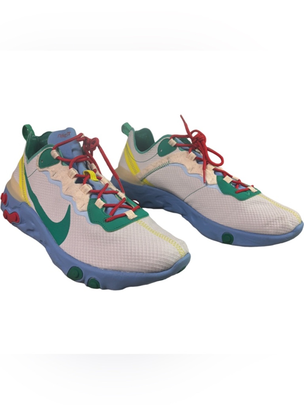 Nike React Element 55 SE "Super Nintendo" (CT1142-800) Athletic Shoes Men 12